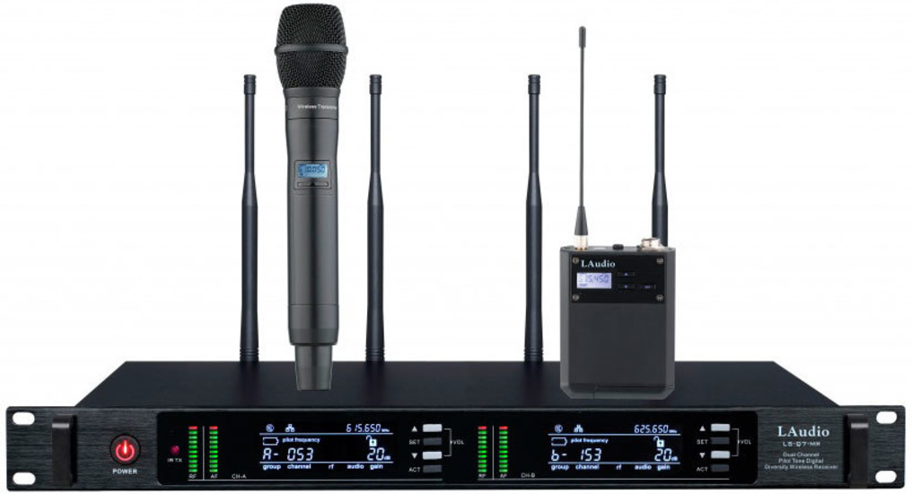 радиосистемы с ручным микрофоном l audio ls q2 mh Радиосистемы с ручным микрофоном L Audio LS-Q7-MH