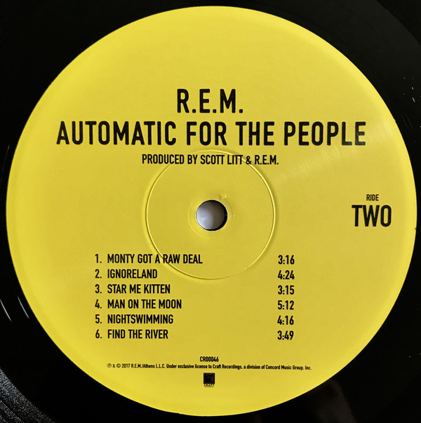 Рок Concord R.E.M., Automatic For the People (25th Anniversary Edition) - фото 7