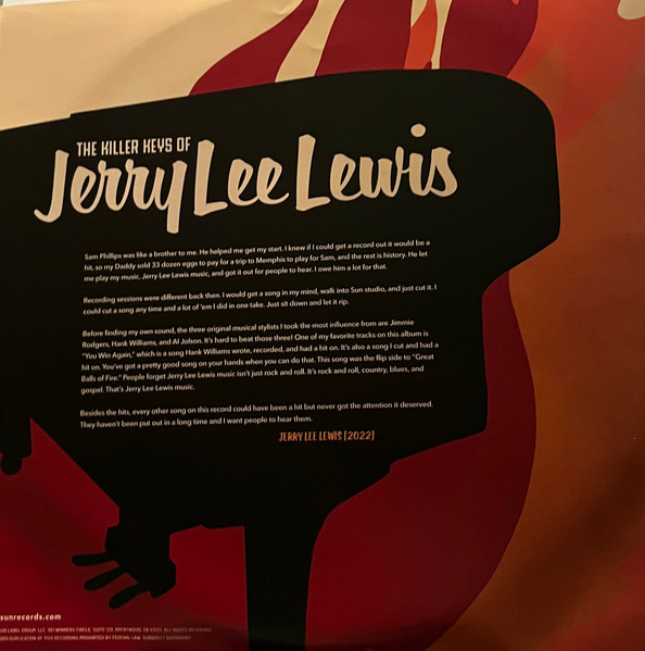 Рок Universal US Jerry Lee Lewis - Killer Keys Of (Black Vinyl LP) - фото 7