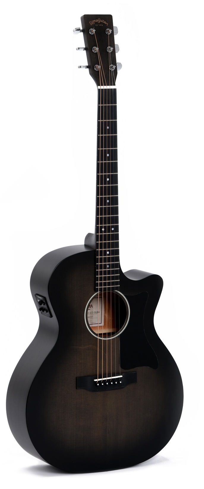Электроакустические гитары Sigma GMC-STE-BKB электроакустические гитары sigma dmc 15e