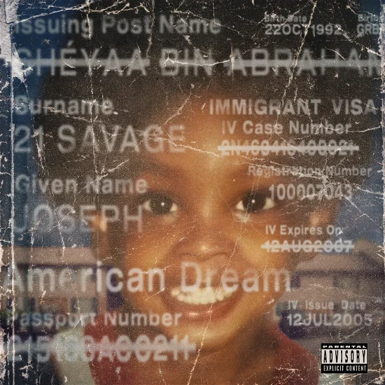 Хип-хоп Sony Music 21 Savage - American Dream (Black Vinyl 2LP) dreadlocks buckle beads braided hair headdress european and american street dance rap electronic music