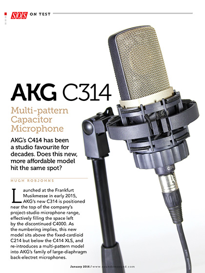 Студийные микрофоны AKG C314 - фото 4