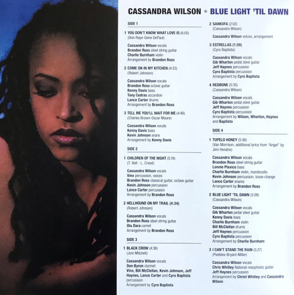 Джаз Blue Note WILSON CASSANDRA - Blue Light Til Dawn (2Винил) - фото 8