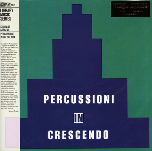 Фанк IAO Giuliano Sorgini - Percussioni In Crescendo (Black Vinyl LP)