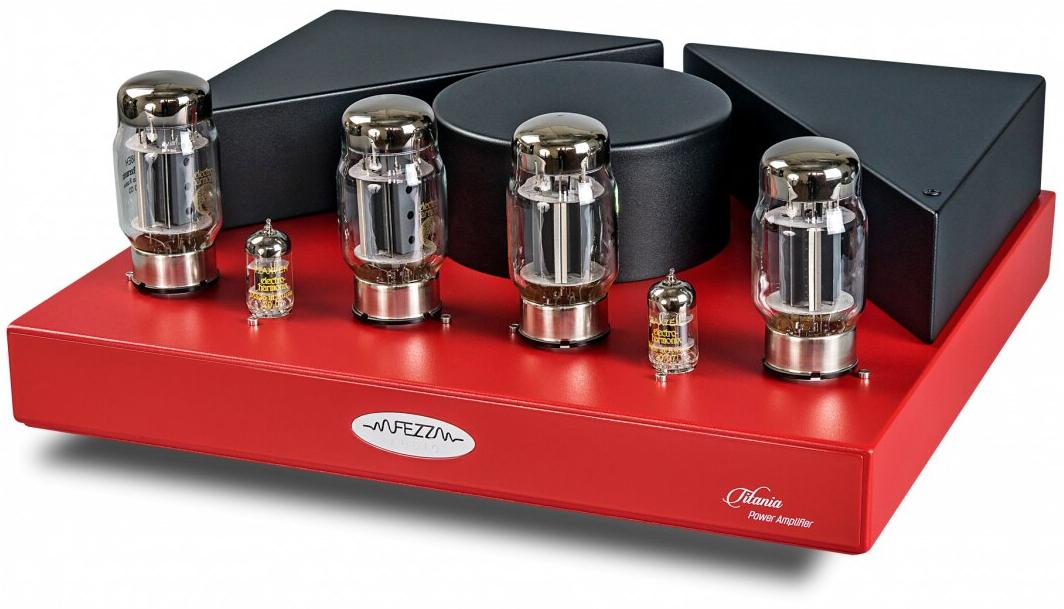 Усилители ламповые Fezz Audio Titania power amplifier Burning red усилители ламповые fezz audio mira ceti 300b mono burning red