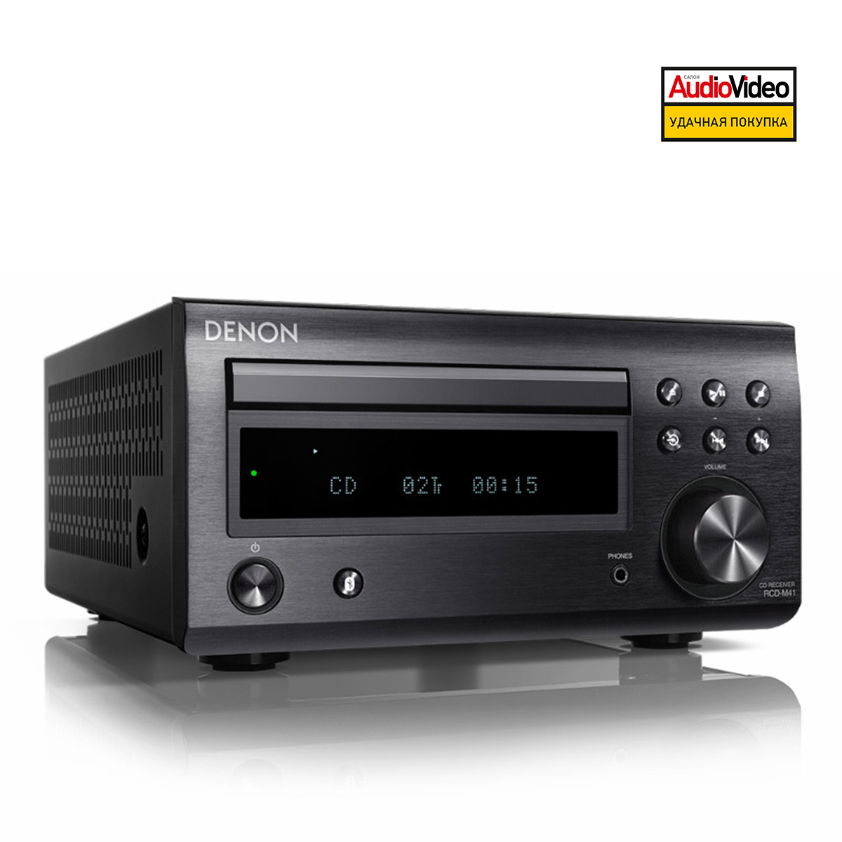 CD ресиверы Denon RCD-M41 Black, цвет черный - фото 4