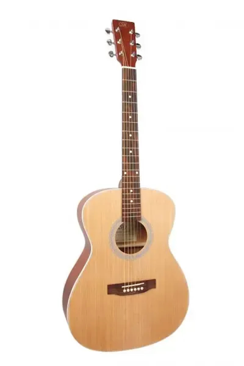 Акустические гитары SX SO204 38 дюймовая полноразмерная 6 струнная фолк акустическая гитара для взрослых с вырезом для начинающих студентов