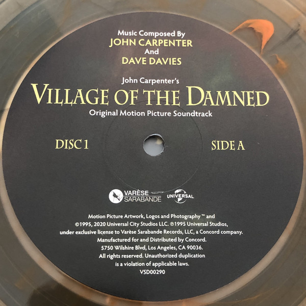 Саундтрек UMC Village Of The Damned (Original Motion Picture Soundtrack) (Deluxe Edition/Orange Marble Vinyl) - фото 7