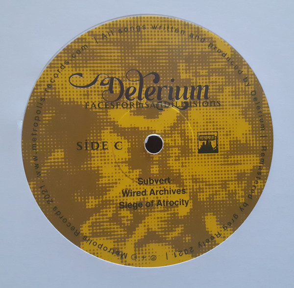 Электроника Universal US Delerium - Faces, Forms And Illusions (Coloured Vinyl 2LP) - фото 6