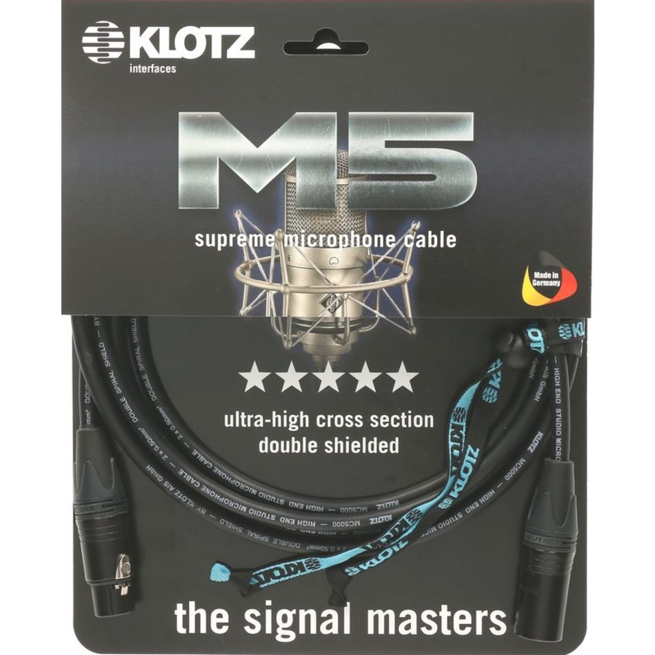 Кабели с разъемами Klotz M5FM03 кабели с разъемами superlux sfs15pp