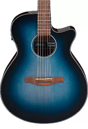 Электроакустические гитары Ibanez AEG50-IBH, цвет синий - фото 2