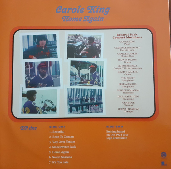 Рок Ode Records King Carole - Home Again: Live In Central Park 1973 (Black Vinyl 2LP) - фото 5