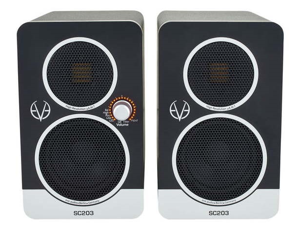 Студийные мониторы EVE Audio SC203 портативный микшерный пульт с 6 канальной звуковой картой t6 audio mixer