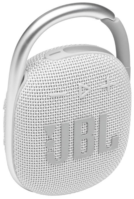 Портативная акустика JBL Clip 4 White (JBLCLIP4WHT) портативная акустика jbl charge 5 white jblcharge5wht