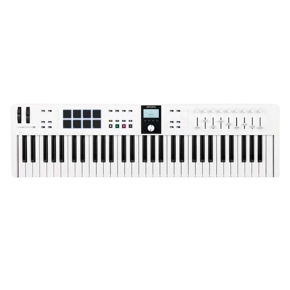 MIDI клавиатуры Arturia KeyLab Essential 61 mk3 White midi клавиатуры arturia minilab 3