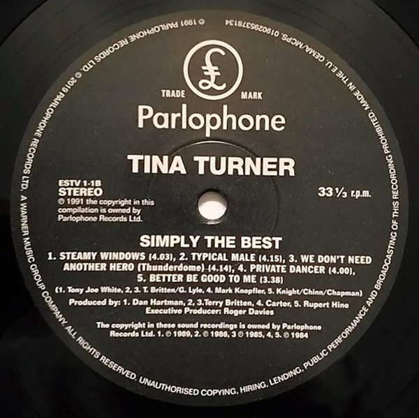 Рок PLG Turner, Tina, Simply The Best (Black Vinyl) - фото 9