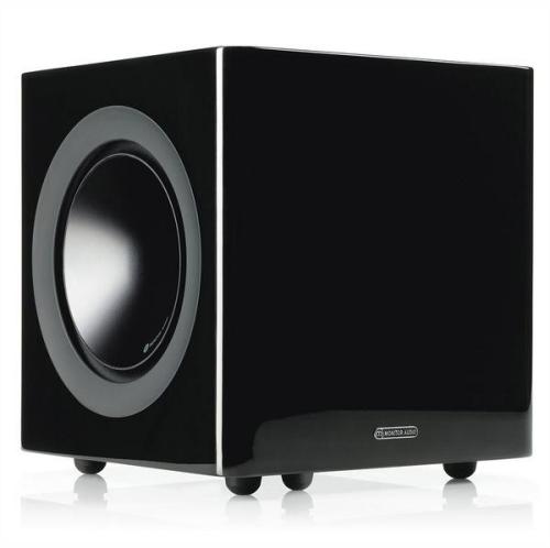 Сабвуферы активные Monitor Audio Radius 390 black gloss настенная акустика monitor audio soundframe 1 on wall black