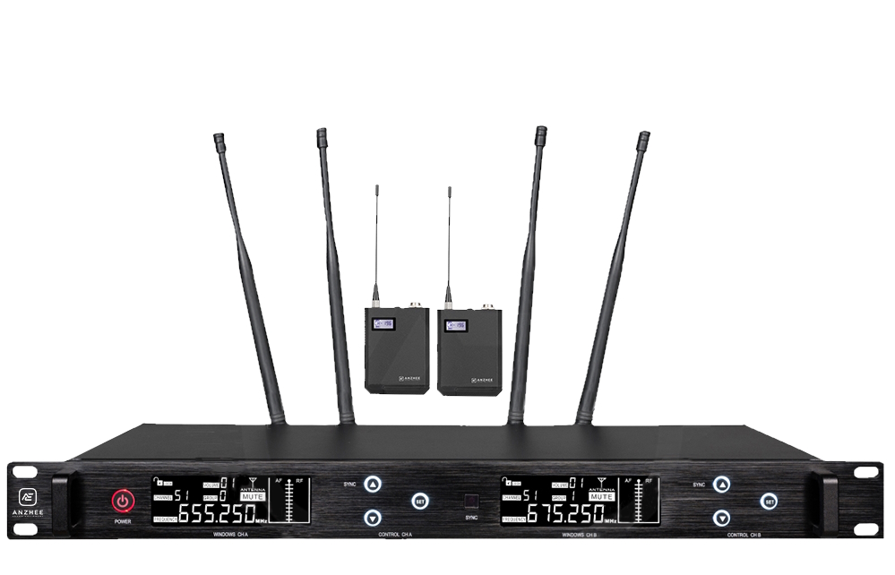 Радиосистемы персонального мониторинга Anzhee RS400 dual BB приемники и передатчики anzhee rs500 dual bb