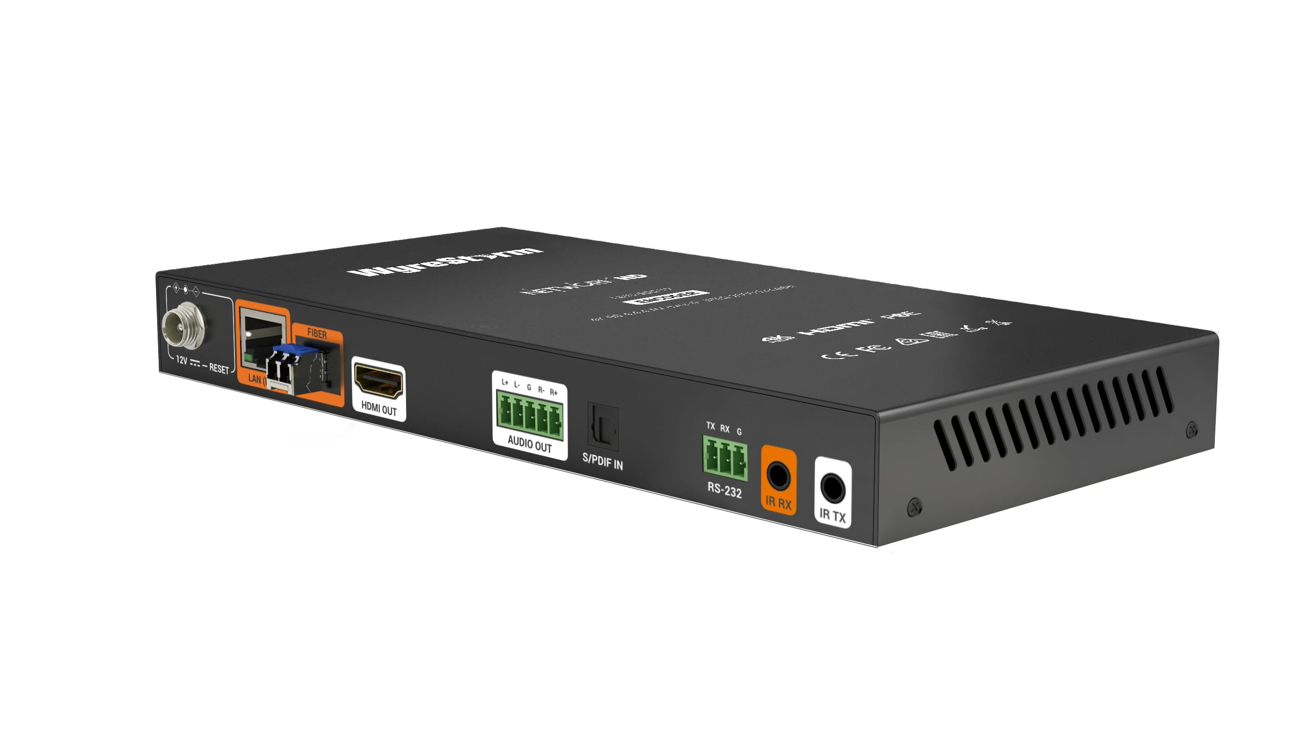 Беспроводные передатчики по витой паре и HDMI Wyrestorm NHD-500-RX grwibeou newest hdmi extender rj45 ports lan network hdmi extension up to 30m over cat5e 6 utp lan ethernet cable for hdtv