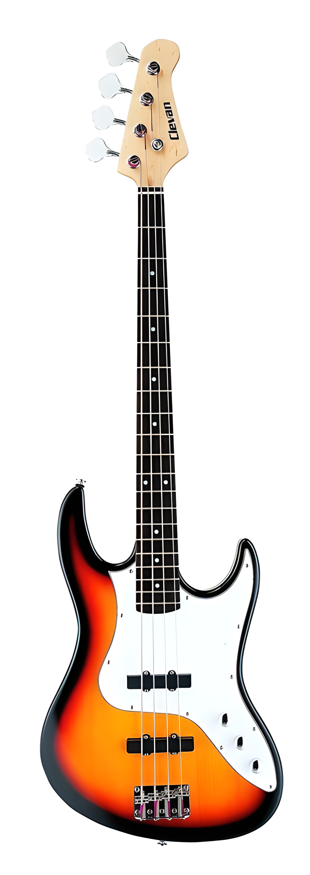 Бас-гитары Clevan CJB-20SB-GLOSS стандартная накладка для гитары с 11 отверстиями 3 слойная накладка с винтами для гитары st