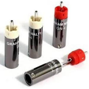Разъемы и переходники Black Rhodium Graham Nalty RCA gold plug kit GN-4