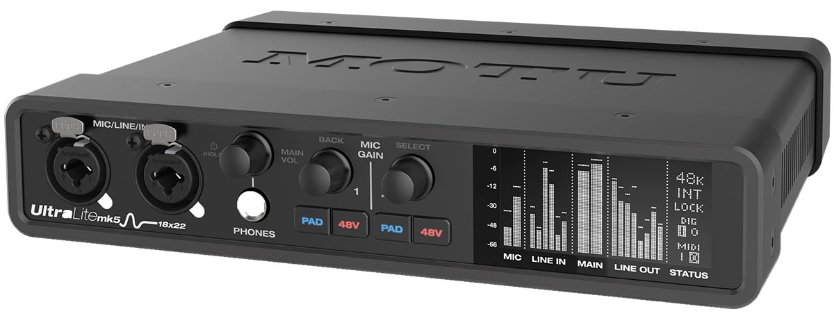 Аудиоинтерфейсы для профессиональной студии MOTU UltraLite-Mk5 аудиоинтерфейсы для профессиональной студии rcf trk pro1
