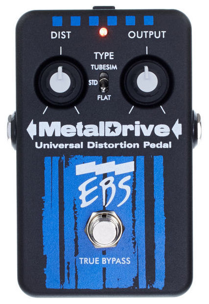 Процессоры эффектов и педали для гитары EBS MetalDrive процессоры эффектов и педали для гитары ebs metaldrive