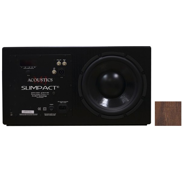 Сабвуферы активные MJ Acoustics Slimpact 10 walnut сабвуферы активные mj acoustics ref 200 walnut