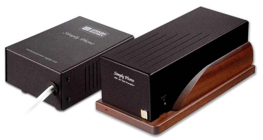 Фонокорректоры Unison Research Simply Phono with Power Supply Mahogany m m phono preamp with power switch ultra compact phono preamplifier turntable preamp with rca 1 4 inch trs interface