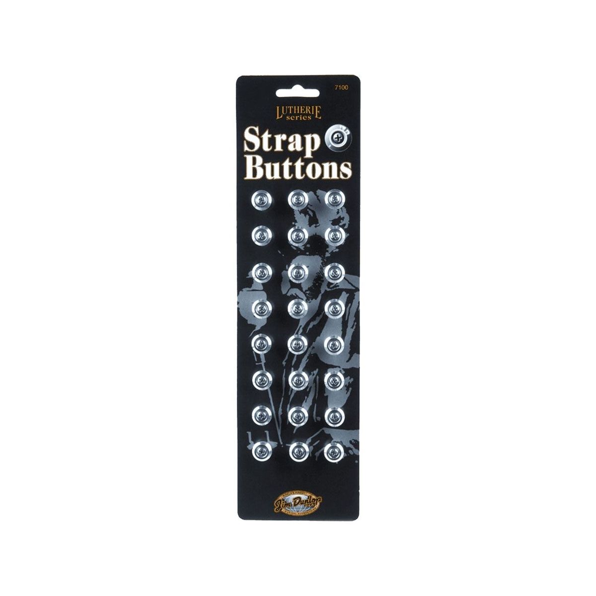 Гитарные ремни Dunlop 7100SI Strap Buttons (24 шт)