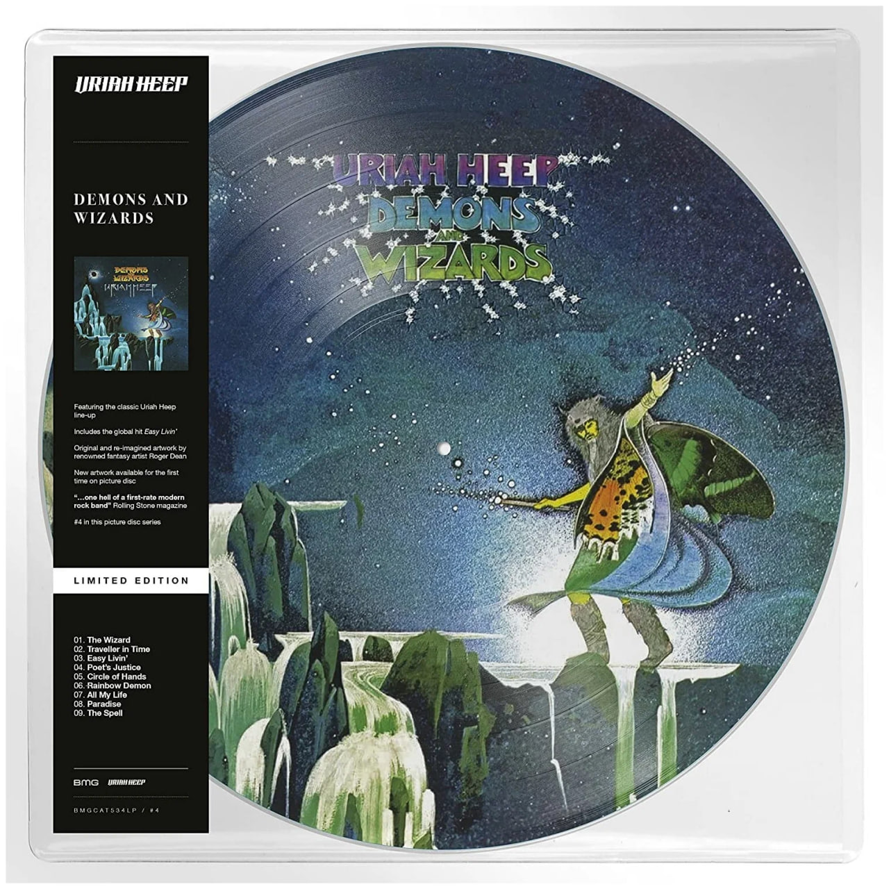 Рок BMG Uriah Heep - Demons And Wizards (Limited Edition 180 Gram Picture Vinyl LP) рок bmg uriah heep look at yourself picture vinyl lp