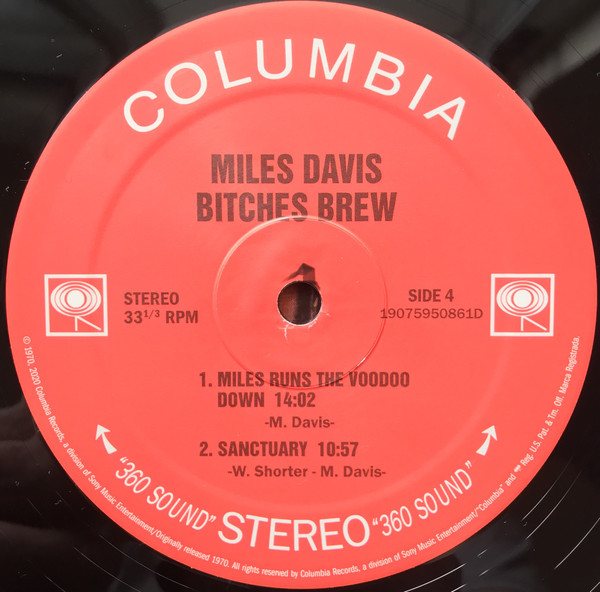 Рок Sony MILES DAVIS, BITCHES BREW (Black Vinyl/Gatefold) - фото 9