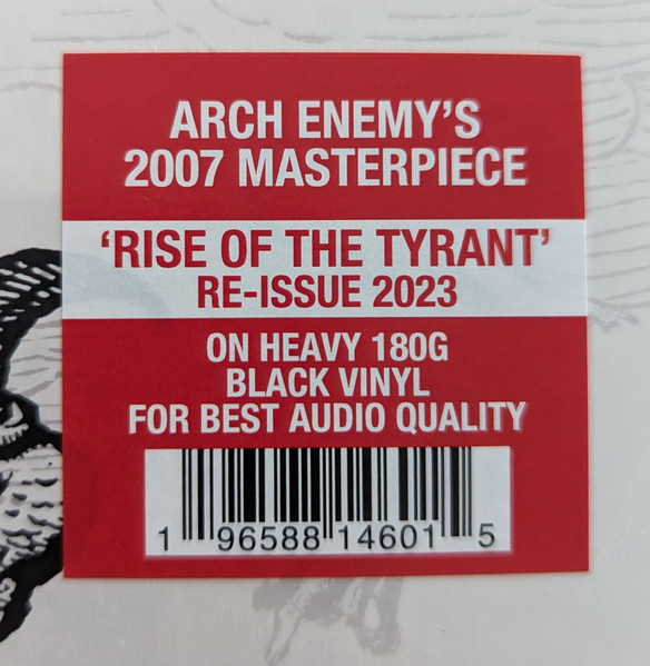 Металл Sony Music Arch Enemy - Rise Of The Tyrant (Black Vinyl LP) - фото 5