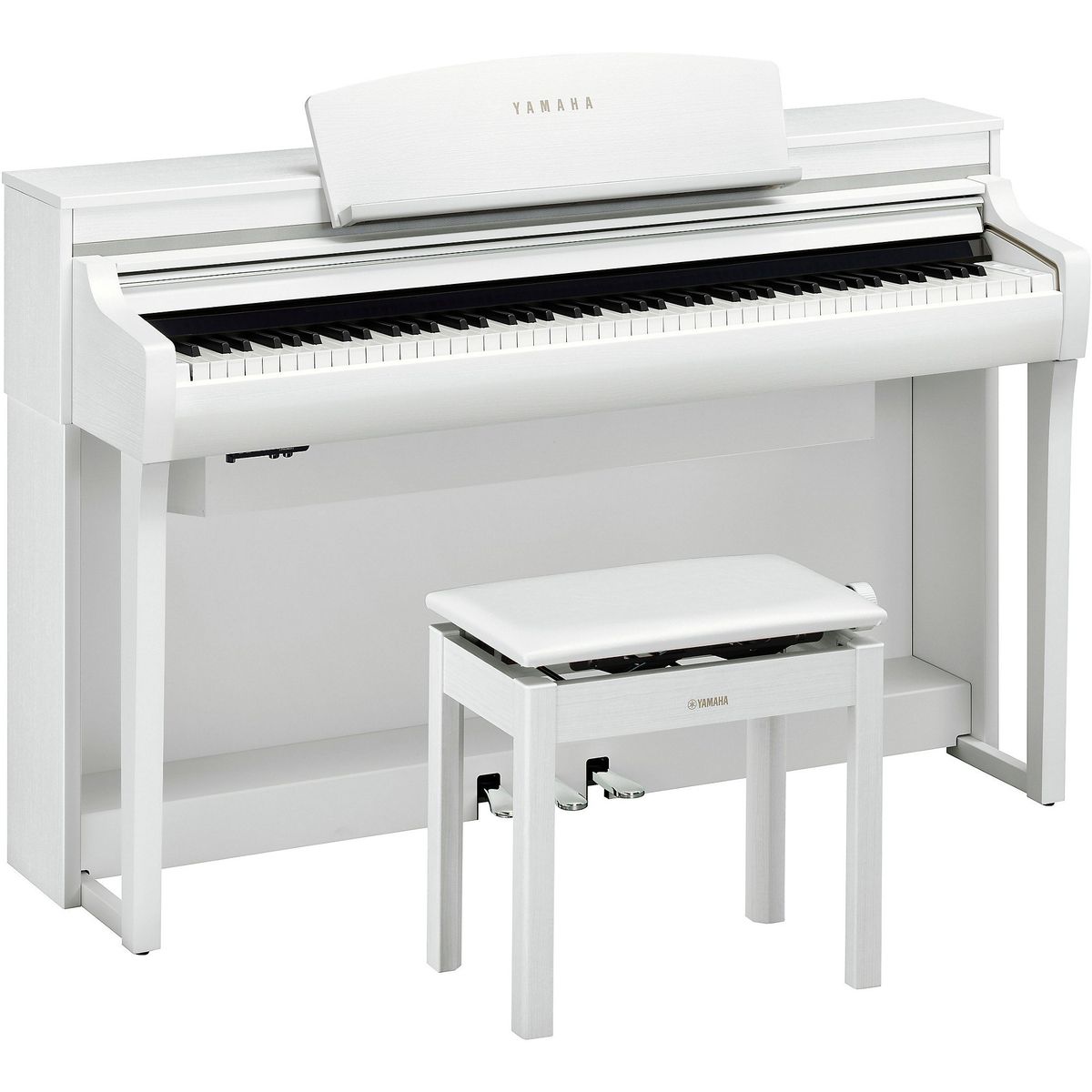 Цифровые пианино Yamaha CSP-275WH 88 клавишной клавиатурой электронных пианино крышка pleuche липучки украшен бахромой красивые