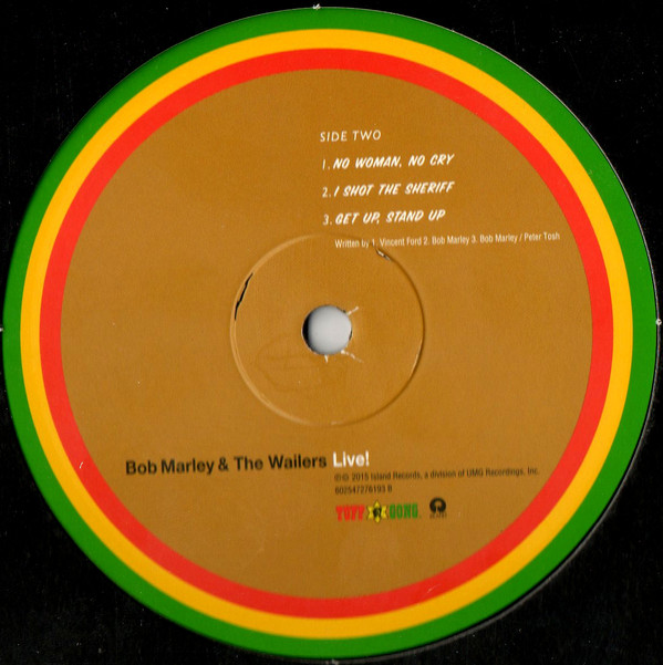 Другие UME (USM) Bob Marley & The Wailers, Live! (2015 LP) - фото 5