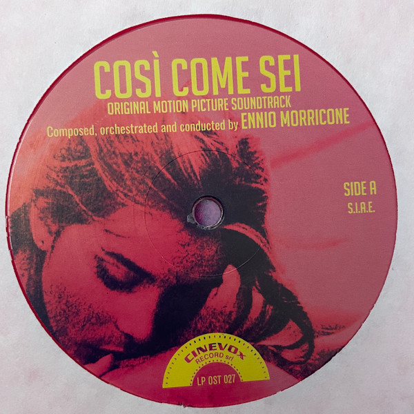 Поп IAO Саундтрек - Cosi' Come Sei (Ennio Morricone) (Coloured Vinyl LP) - фото 7