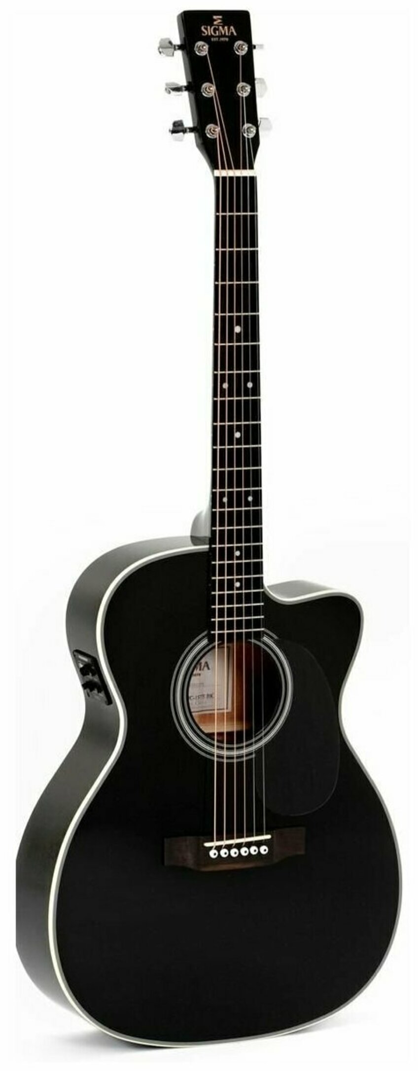 Электроакустические гитары Sigma 000MC-1E-BK
