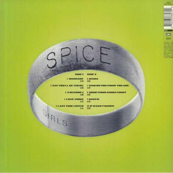 Поп EMI SPICE GIRLS - SPICE - GREEN VINYL (LP) - фото 3