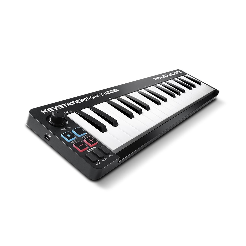 MIDI клавиатуры M-Audio Keystation Mini 32 MK3 midi музыкальные системы интерфейсы контроллеры l audio orca pad48