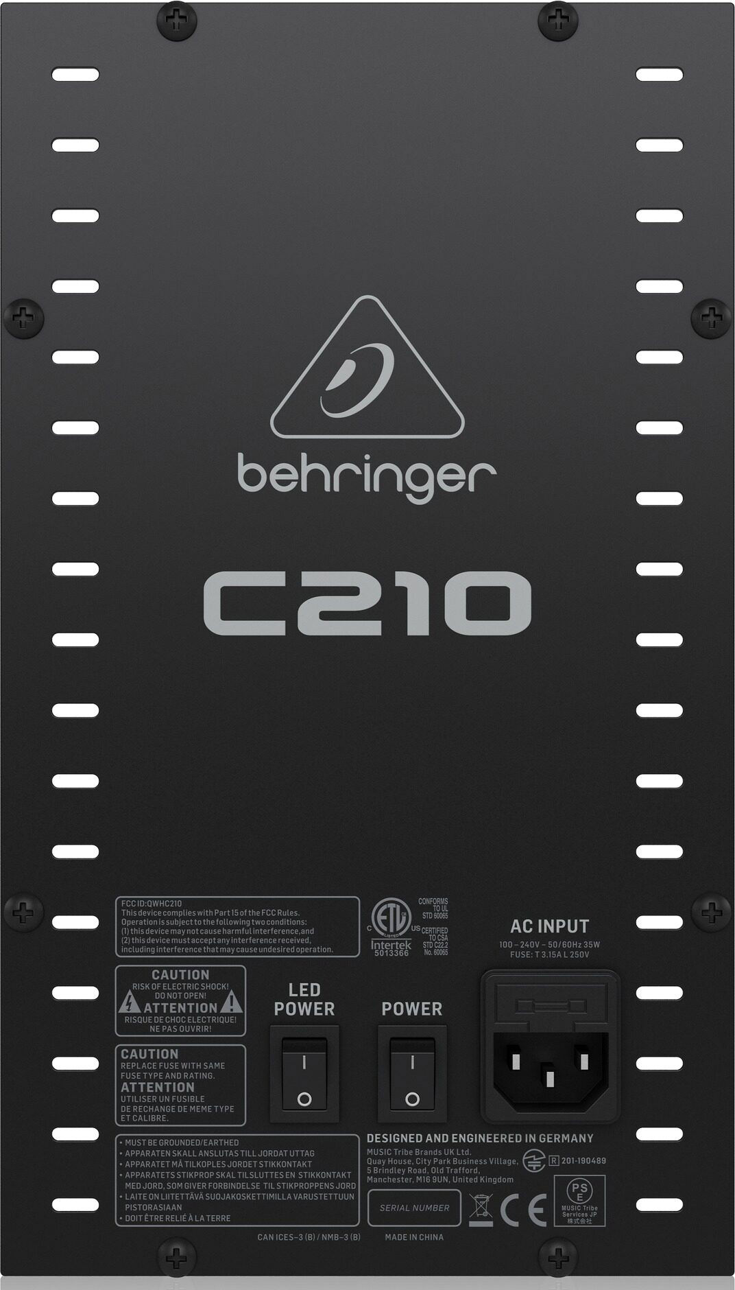 Звуковые комплекты Behringer C210, цвет черный, размер 2 - фото 4