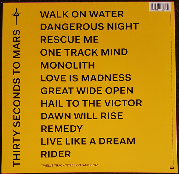 Рок Interscope Thirty Seconds To Mars, AMERICA - фото 9