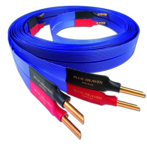 Кабели акустические с разъёмами Nordost Leif Series Blue Heaven banana 2.5м, цвет синий