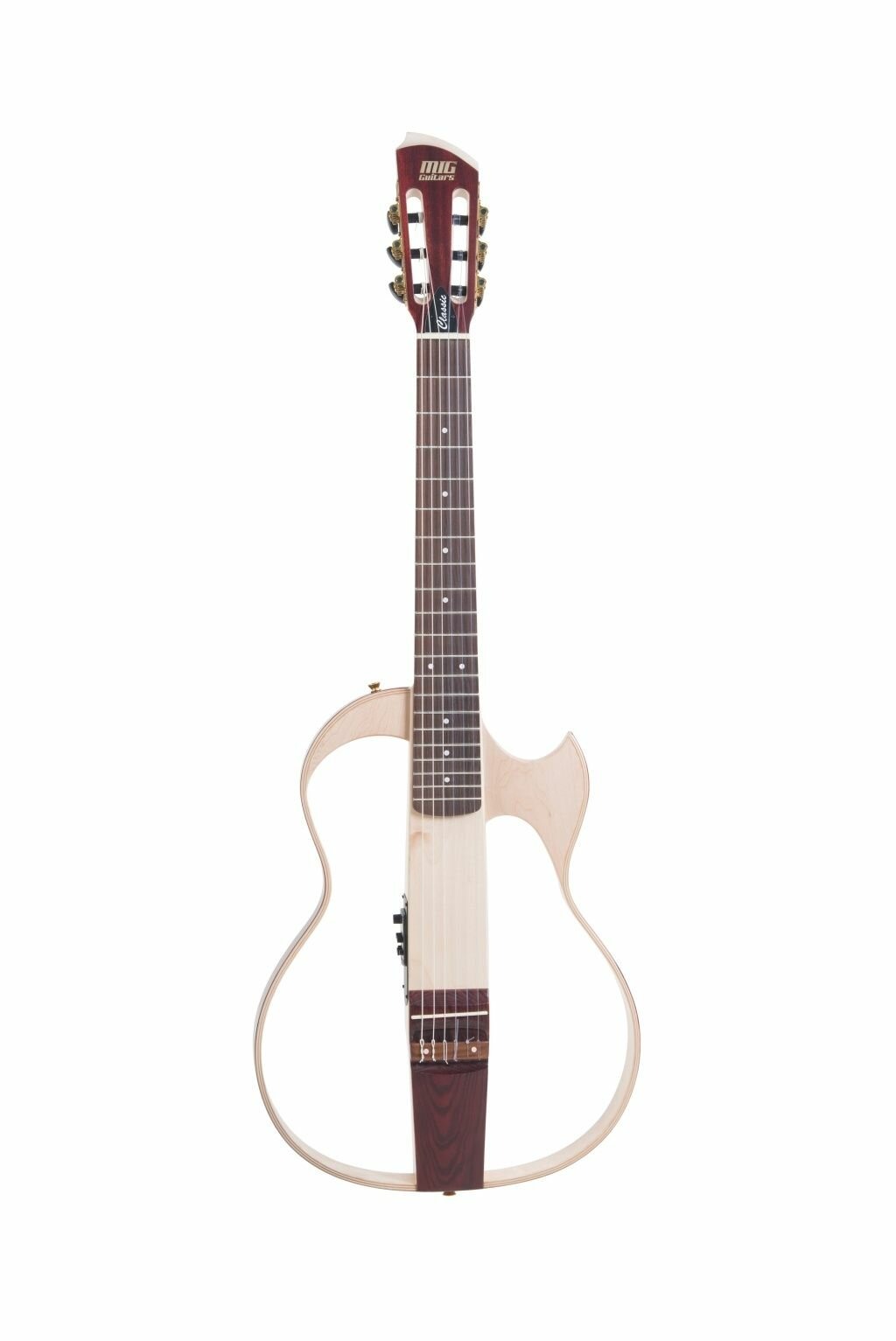 Электроакустические гитары MIG Guitars SG4SAM23 электрическая гитара разделяет металлическую перемычку через пластину втулки втулки кузова для замены гитары