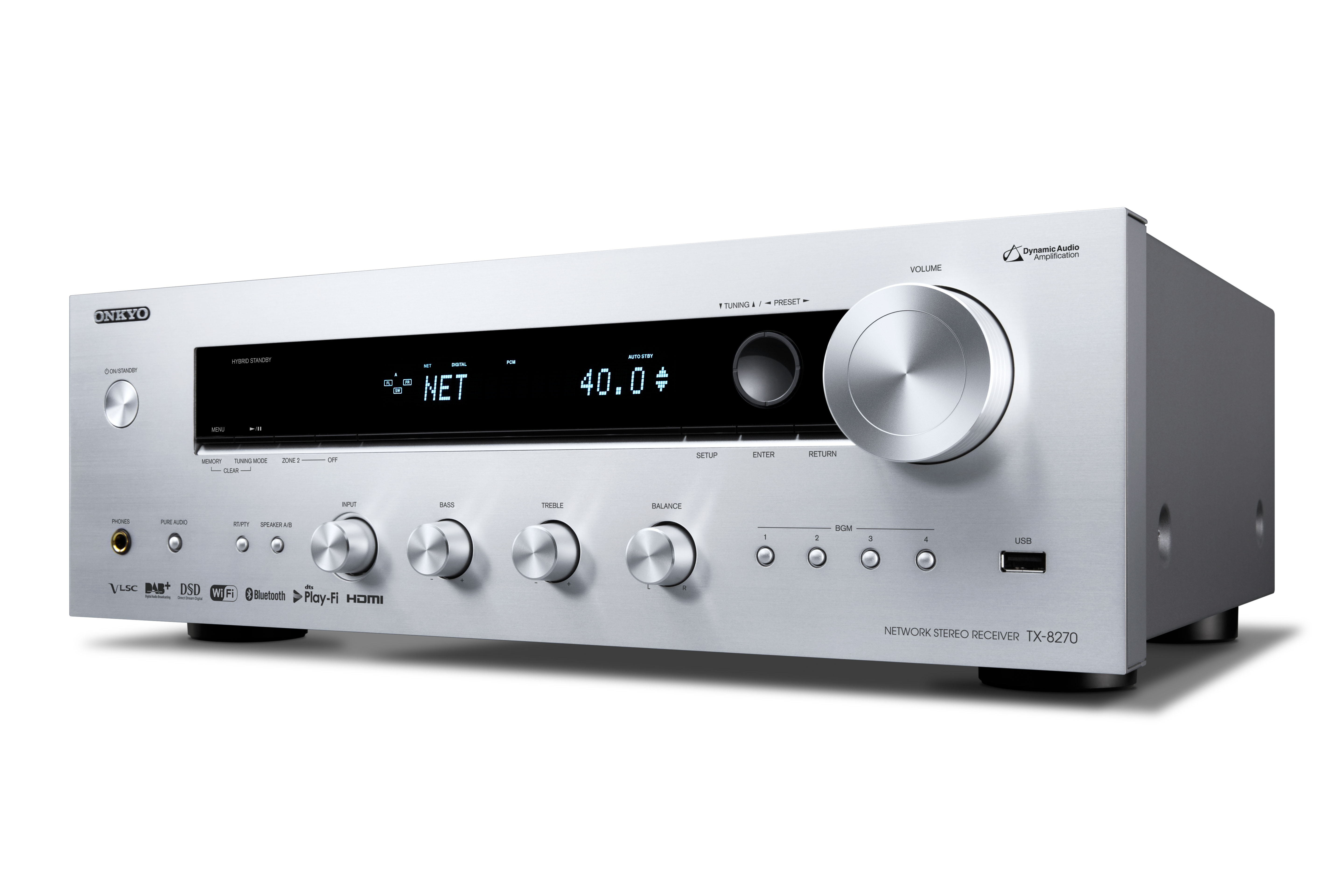 Стереоресиверы Onkyo TX-8270 silver, цвет серебристый - фото 6