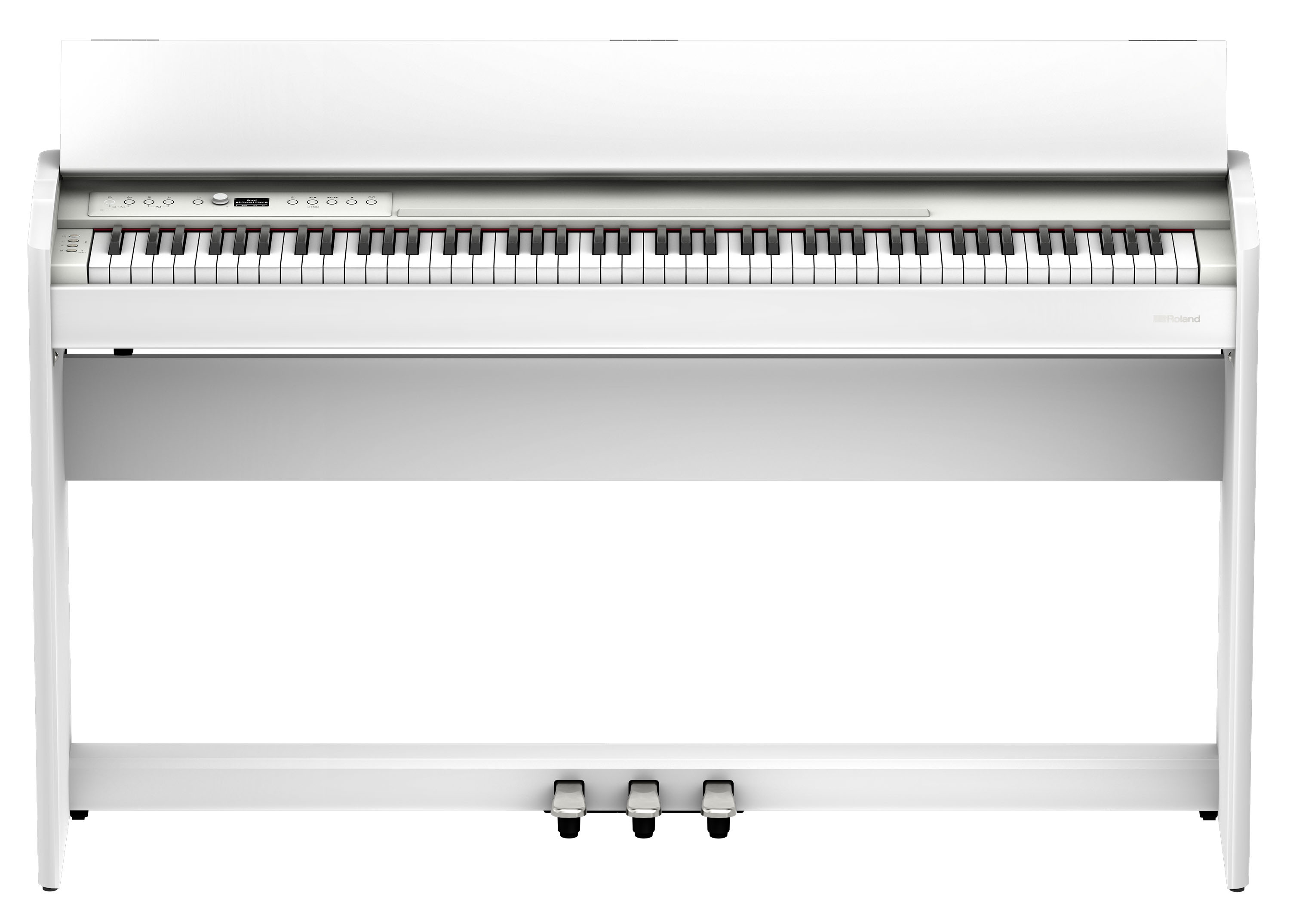 Цифровые пианино Roland F701-WH победители конкурса им чайковского ван клиберн фортепиано в климов скрипка