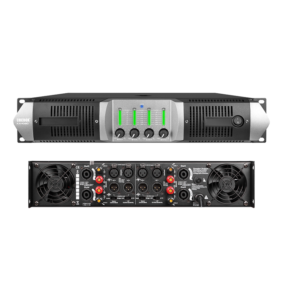 Усилители двухканальные CRCBOX TA-8060 вокальные процессоры crcbox mak 604