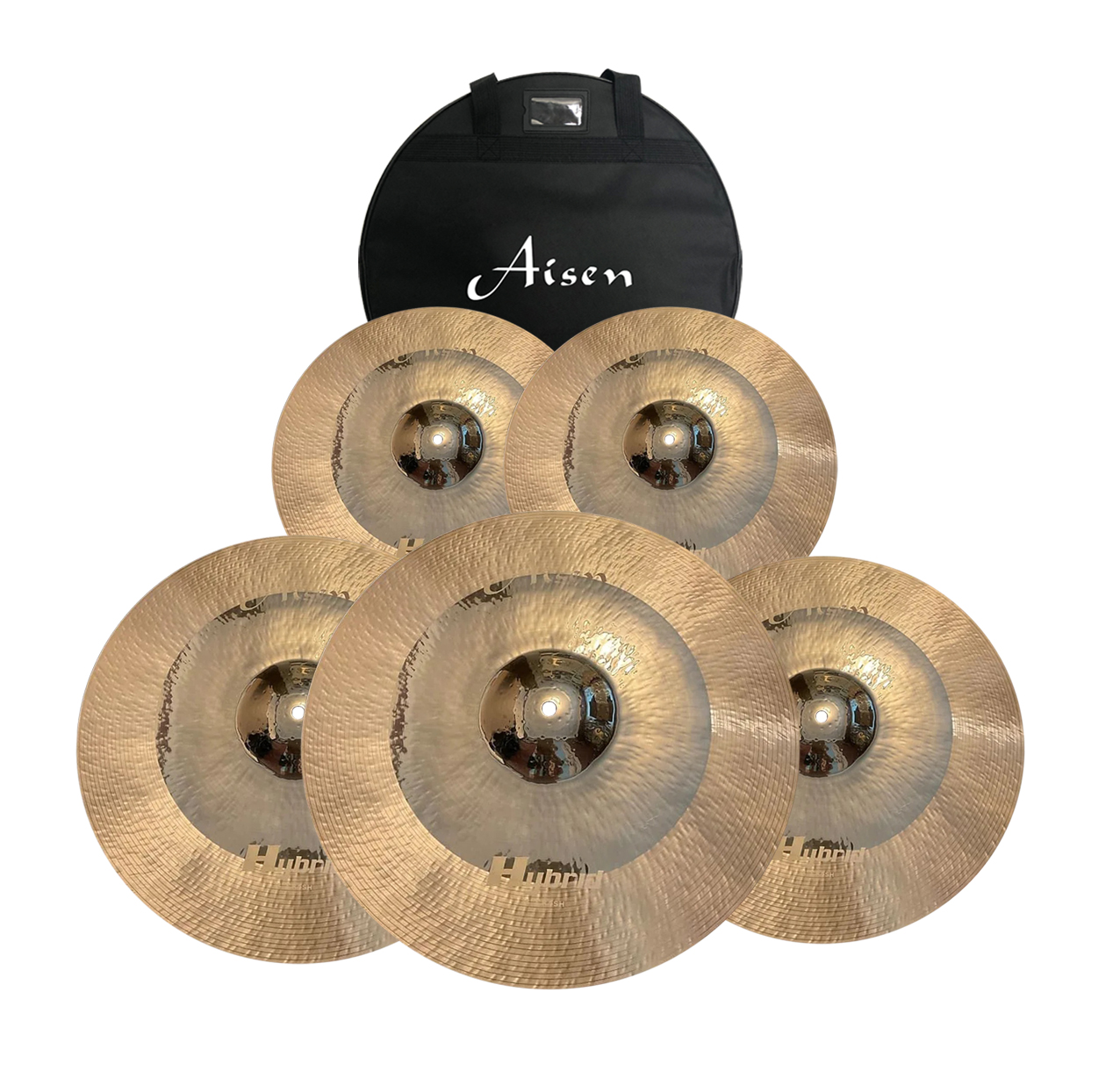 Тарелки, барабаны для ударных установок AISEN B20 HYBRID CYMBAL PACK тарелки барабаны для ударных установок aisen b20 hybrid cymbal pack