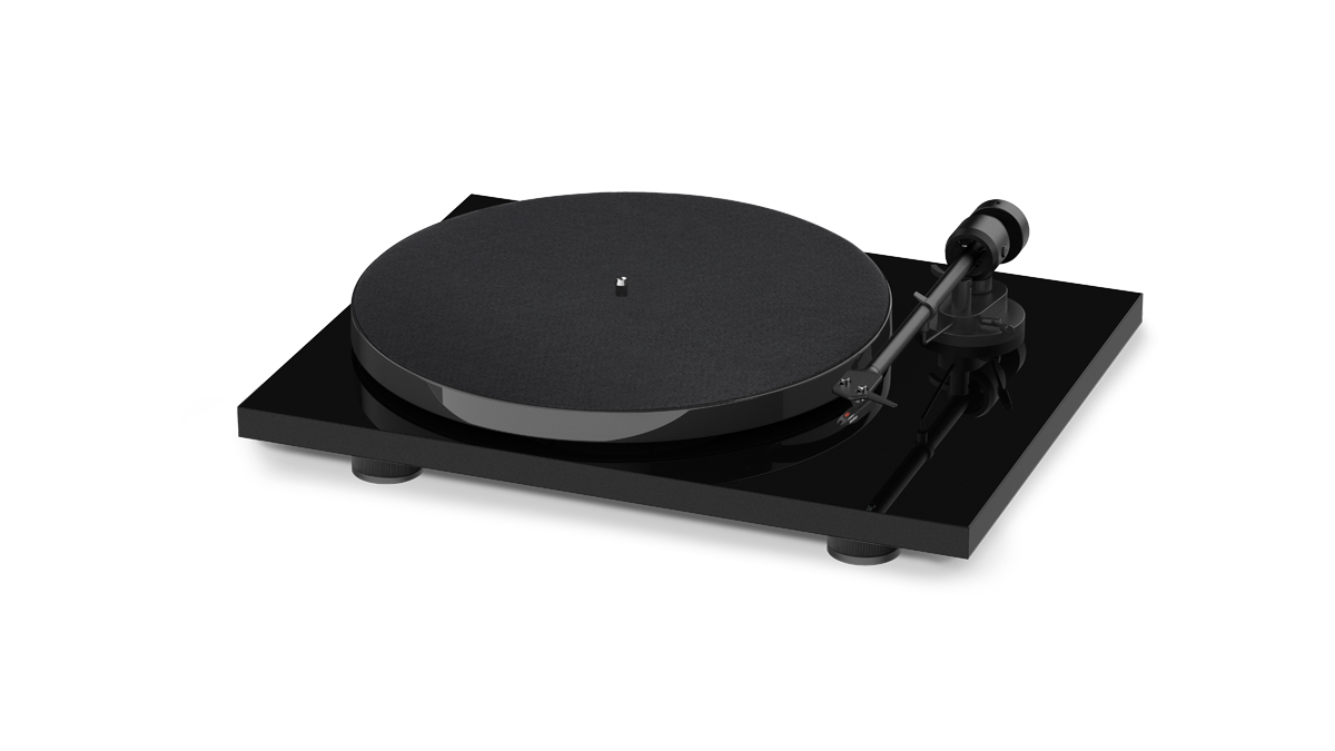 Проигрыватели винила Pro-Ject E1 Phono High Gloss Black OM5e UNI m m phono preamp with power switch ultra compact phono preamplifier turntable preamp with rca 1 4 inch trs interface