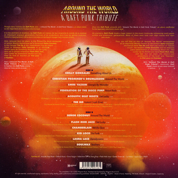 Сборники Wargam Records Various – Around The World - A Daft Punk Tribute (Black Vinyl LP) - фото 4