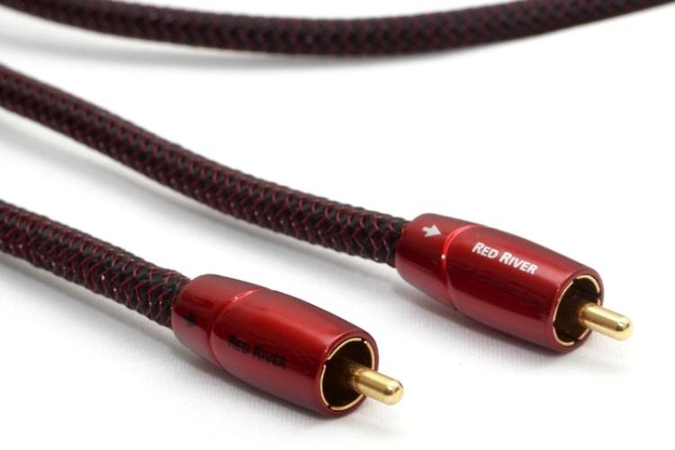 Кабели межблочные аудио Audioquest Red River RCA-RCA, 0.5 м, цвет черно-красный - фото 4